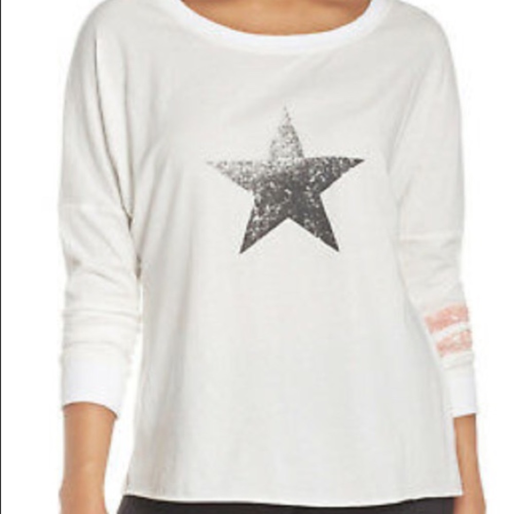 Free People Movement White Tate Tribute Tee